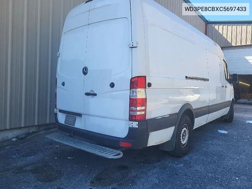 2012 Mercedes-Benz Sprinter 2500 VIN: WD3PE8CBXC5697433 Lot: 40605259