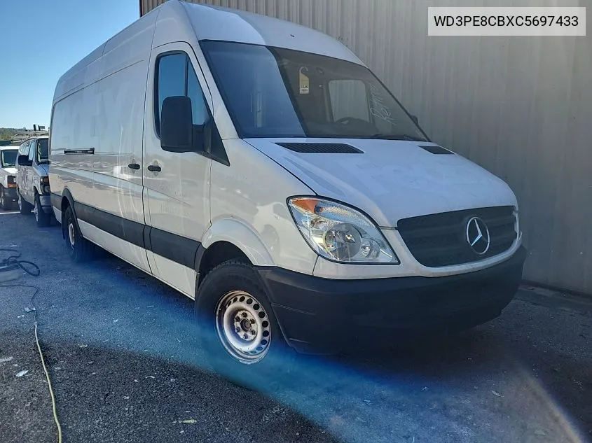 2012 Mercedes-Benz Sprinter 2500 VIN: WD3PE8CBXC5697433 Lot: 40605259