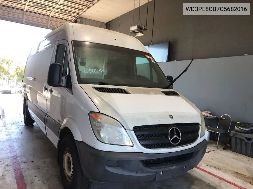 2012 Mercedes-Benz Sprinter 2500 VIN: WD3PE8CB7C5682016 Lot: 40730421