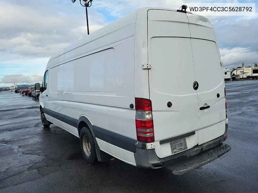 2012 Mercedes-Benz Sprinter 3500 VIN: WD3PF4CC3C5628792 Lot: 40731340