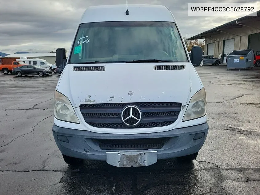 2012 Mercedes-Benz Sprinter 3500 VIN: WD3PF4CC3C5628792 Lot: 40731340