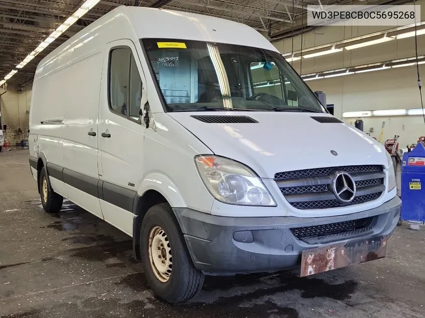 2012 Mercedes-Benz Sprinter 2500 VIN: WD3PE8CB0C5695268 Lot: 40804668