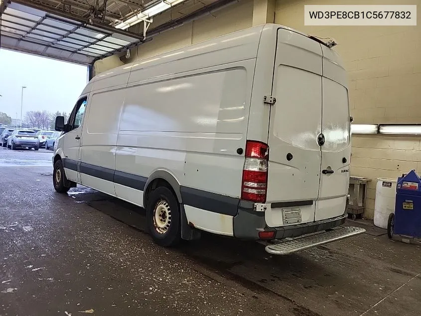 2012 Mercedes-Benz Sprinter 2500 VIN: WD3PE8CB1C5677832 Lot: 40804744