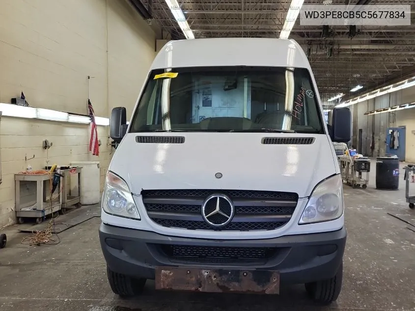 2012 Mercedes-Benz Sprinter 2500 VIN: WD3PE8CB5C5677834 Lot: 40875856