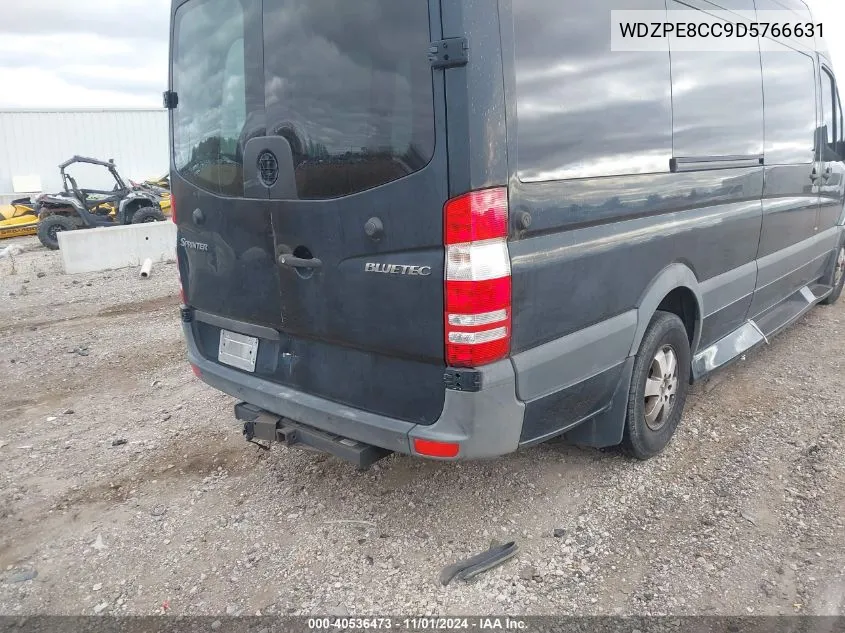 2013 Mercedes-Benz Sprinter 2500 High Roof VIN: WDZPE8CC9D5766631 Lot: 40536473