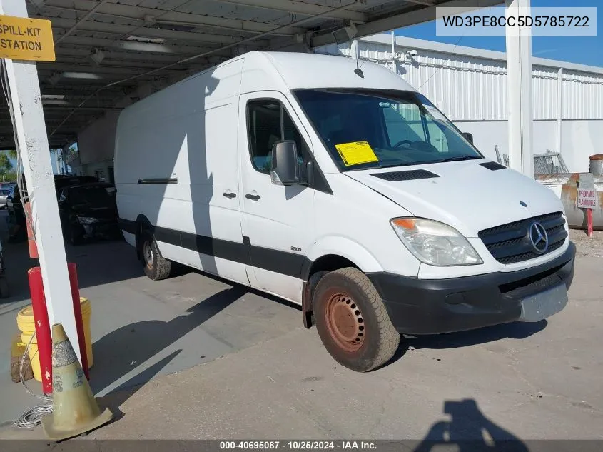 2013 Mercedes-Benz Sprinter 2500 High Roof VIN: WD3PE8CC5D5785722 Lot: 40695087