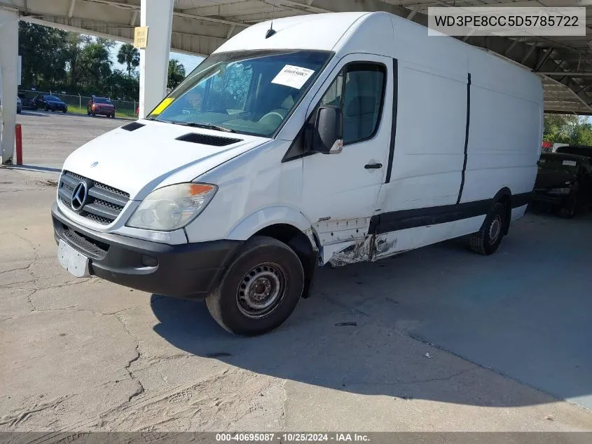 2013 Mercedes-Benz Sprinter 2500 High Roof VIN: WD3PE8CC5D5785722 Lot: 40695087