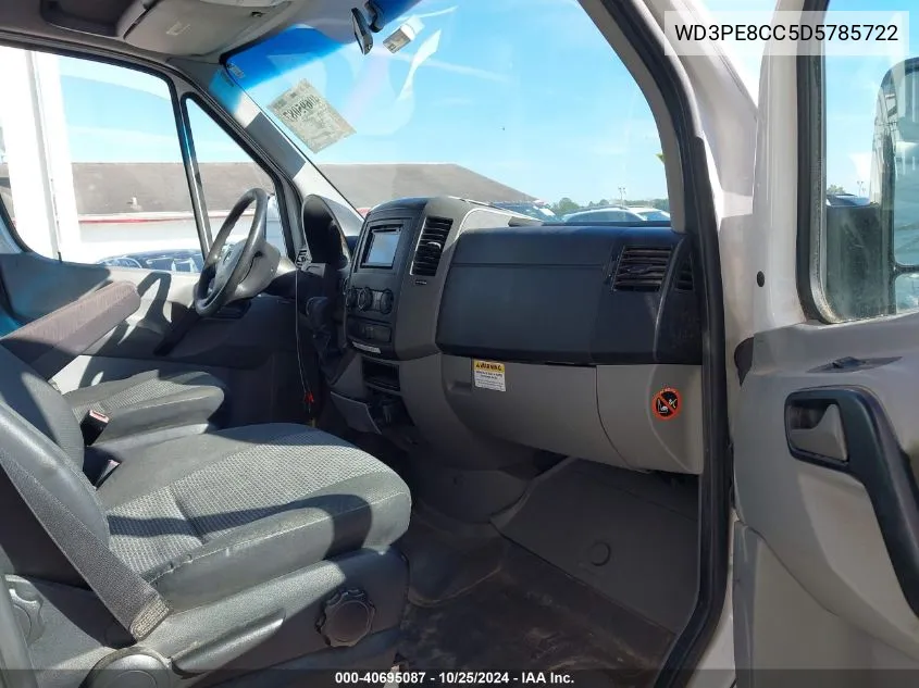 2013 Mercedes-Benz Sprinter 2500 High Roof VIN: WD3PE8CC5D5785722 Lot: 40695087