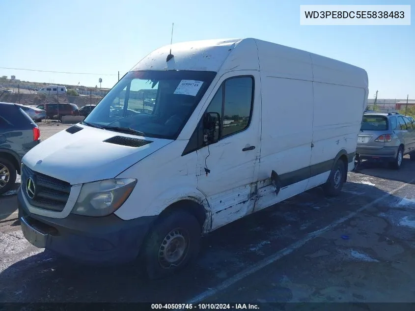 2014 Mercedes-Benz Sprinter 2500 High Roof VIN: WD3PE8DC5E5838483 Lot: 40509745