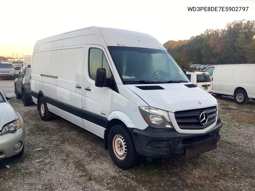 2014 Mercedes-Benz Sprinter 2500 VIN: WD3PE8DE7E5902797 Lot: 40730762