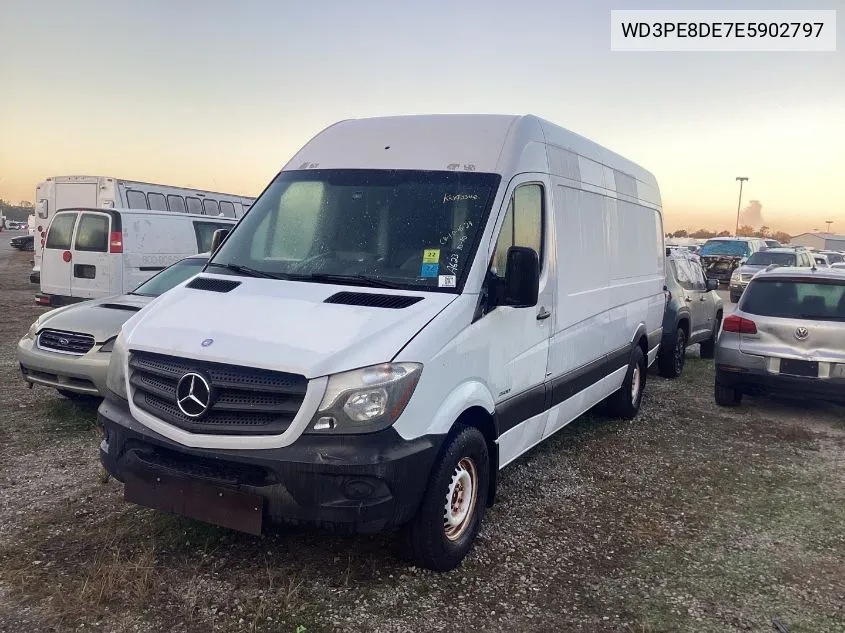 2014 Mercedes-Benz Sprinter 2500 VIN: WD3PE8DE7E5902797 Lot: 40730762