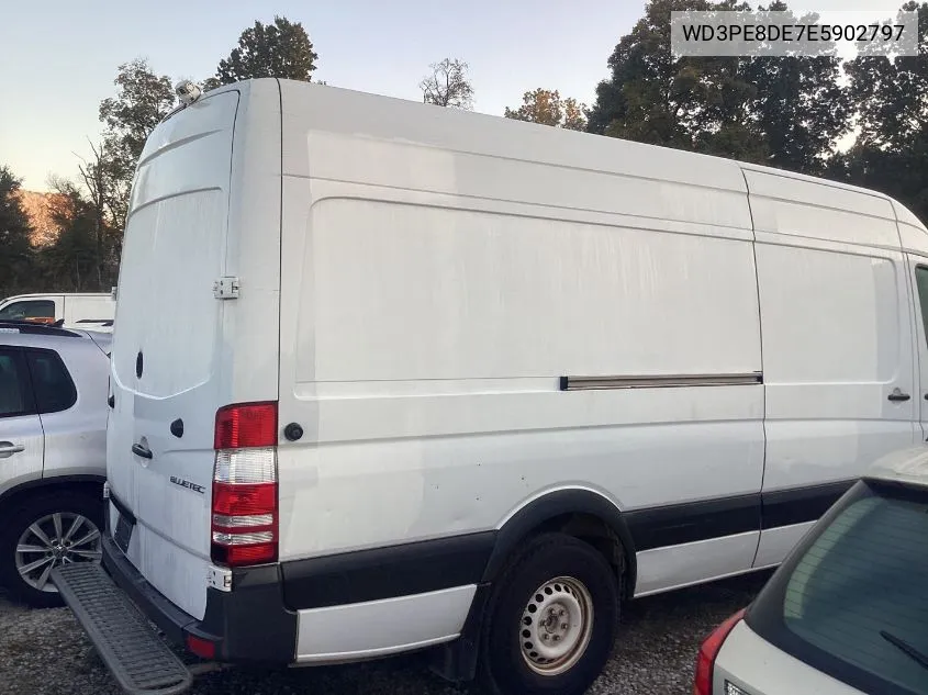 2014 Mercedes-Benz Sprinter 2500 VIN: WD3PE8DE7E5902797 Lot: 40730762