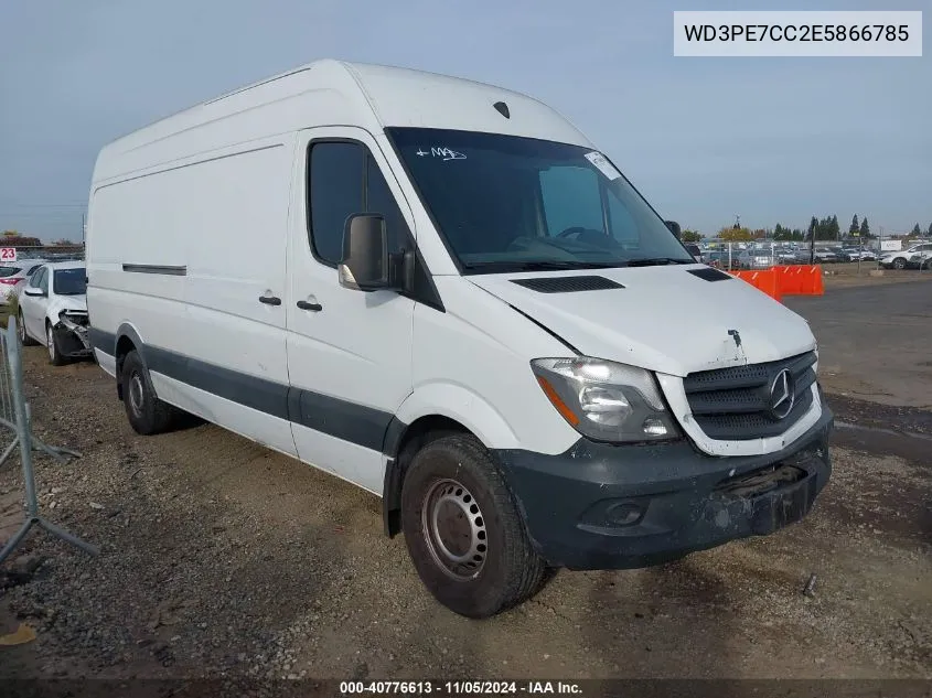 2014 Mercedes-Benz Sprinter 2500 Normal Roof VIN: WD3PE7CC2E5866785 Lot: 40776613