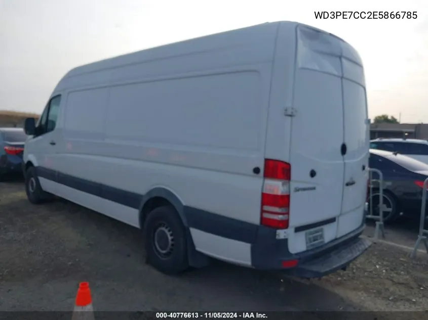 2014 Mercedes-Benz Sprinter 2500 Normal Roof VIN: WD3PE7CC2E5866785 Lot: 40776613