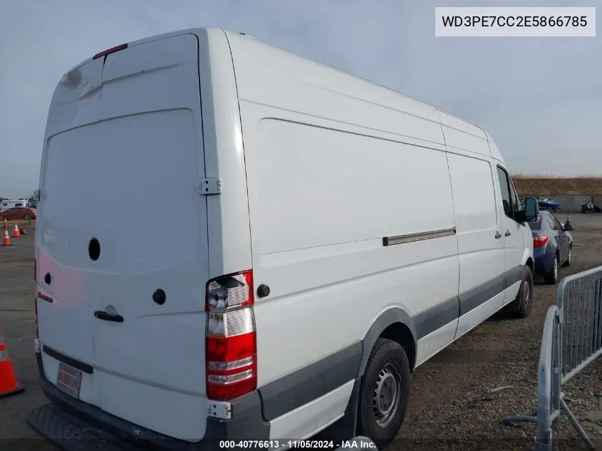 2014 Mercedes-Benz Sprinter 2500 Normal Roof VIN: WD3PE7CC2E5866785 Lot: 40776613