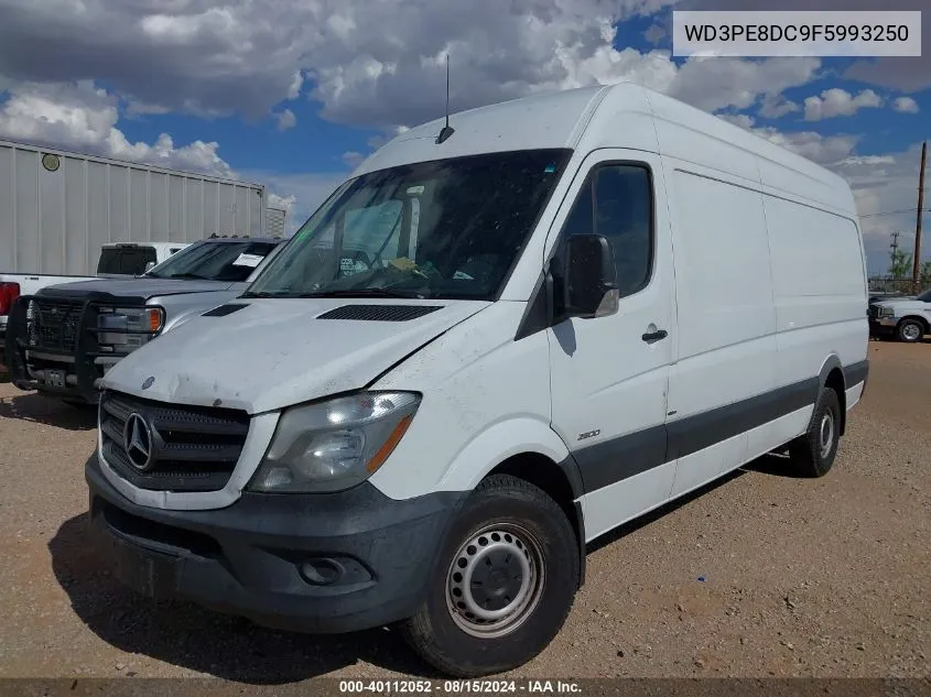 2015 Mercedes-Benz Sprinter 2500 High Roof VIN: WD3PE8DC9F5993250 Lot: 40112052