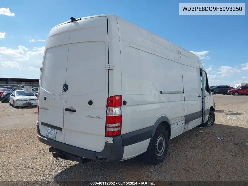 2015 Mercedes-Benz Sprinter 2500 High Roof VIN: WD3PE8DC9F5993250 Lot: 40112052