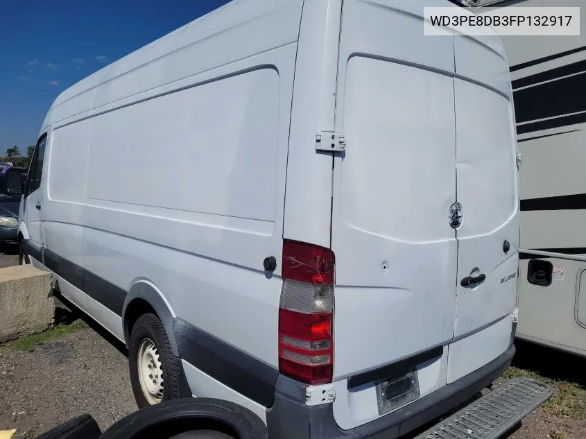 2015 Mercedes-Benz Sprinter 2500 VIN: WD3PE8DB3FP132917 Lot: 40353498