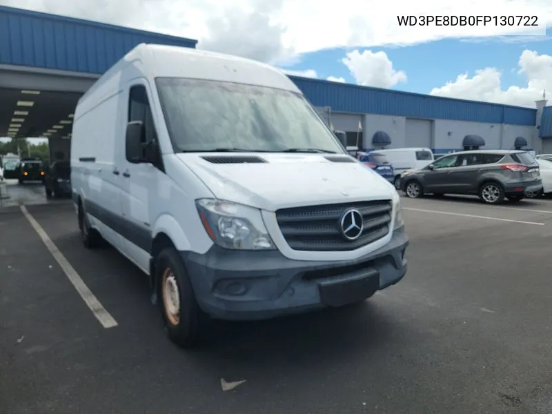 2015 Mercedes-Benz Sprinter 2500 VIN: WD3PE8DB0FP130722 Lot: 40363487