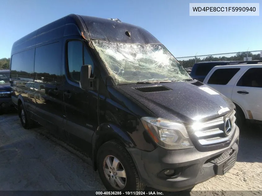 2015 Mercedes-Benz Sprinter 2500 VIN: WD4PE8CC1F5990940 Lot: 40536285