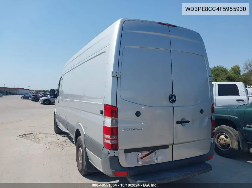 2015 Mercedes-Benz Sprinter 2500 High Roof VIN: WD3PE8CC4F5955930 Lot: 40551054