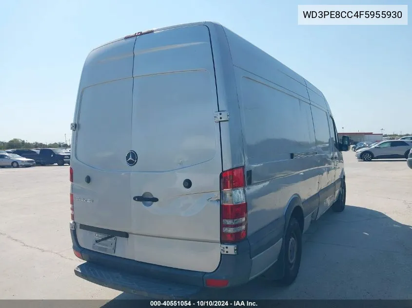 2015 Mercedes-Benz Sprinter 2500 High Roof VIN: WD3PE8CC4F5955930 Lot: 40551054