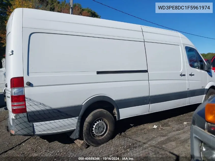 2015 Mercedes-Benz Sprinter 2500 High Roof VIN: WD3PE8DC1F5961974 Lot: 40559246