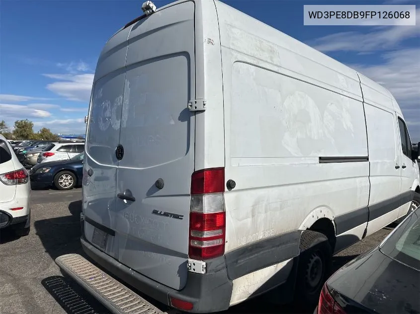 2015 Mercedes-Benz Sprinter 2500 VIN: WD3PE8DB9FP126068 Lot: 40731615