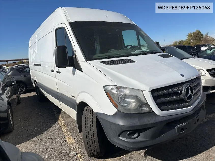 2015 Mercedes-Benz Sprinter 2500 VIN: WD3PE8DB9FP126068 Lot: 40731615