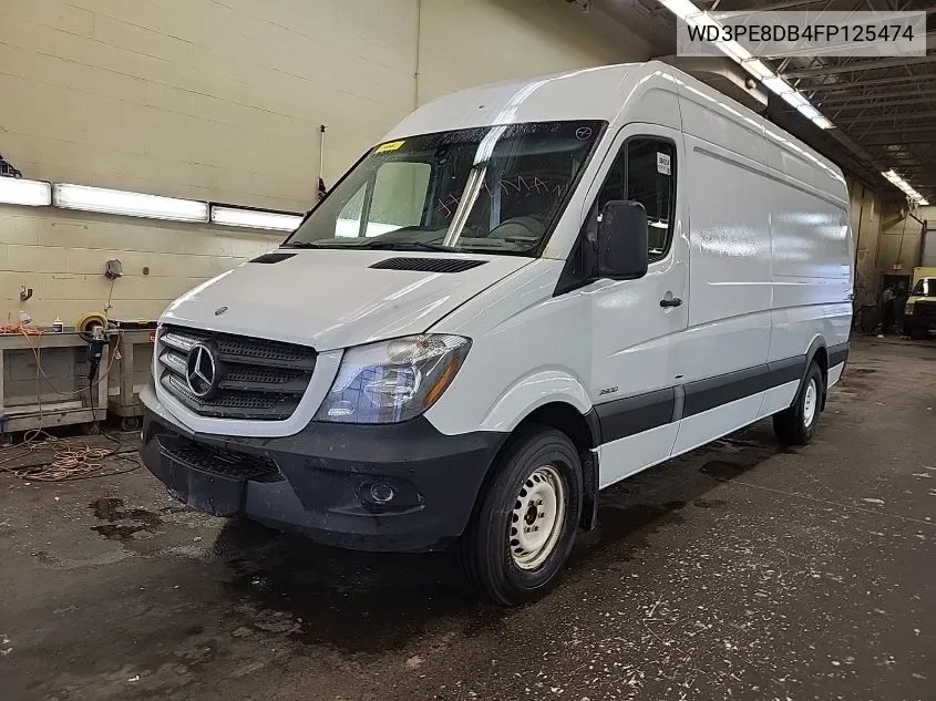 2015 Mercedes-Benz Sprinter 2500 VIN: WD3PE8DB4FP125474 Lot: 40804743