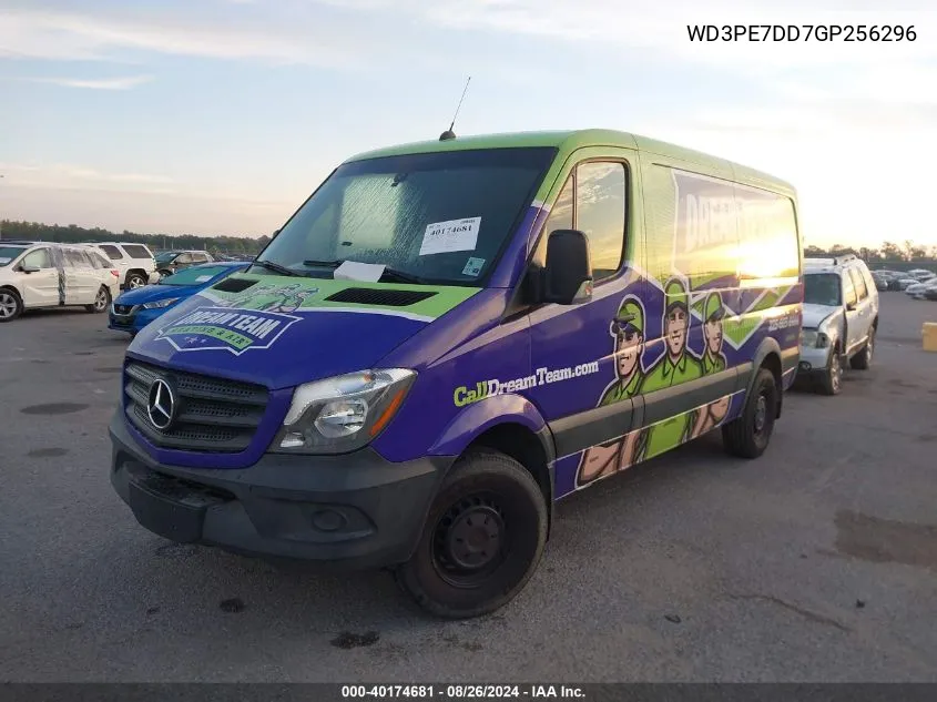 2016 Mercedes-Benz Sprinter 2500 Normal Roof VIN: WD3PE7DD7GP256296 Lot: 40174681