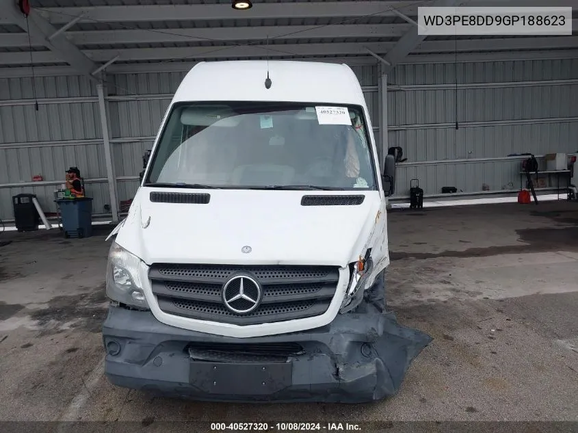 2016 Mercedes-Benz Sprinter 2500 VIN: WD3PE8DD9GP188623 Lot: 40527320