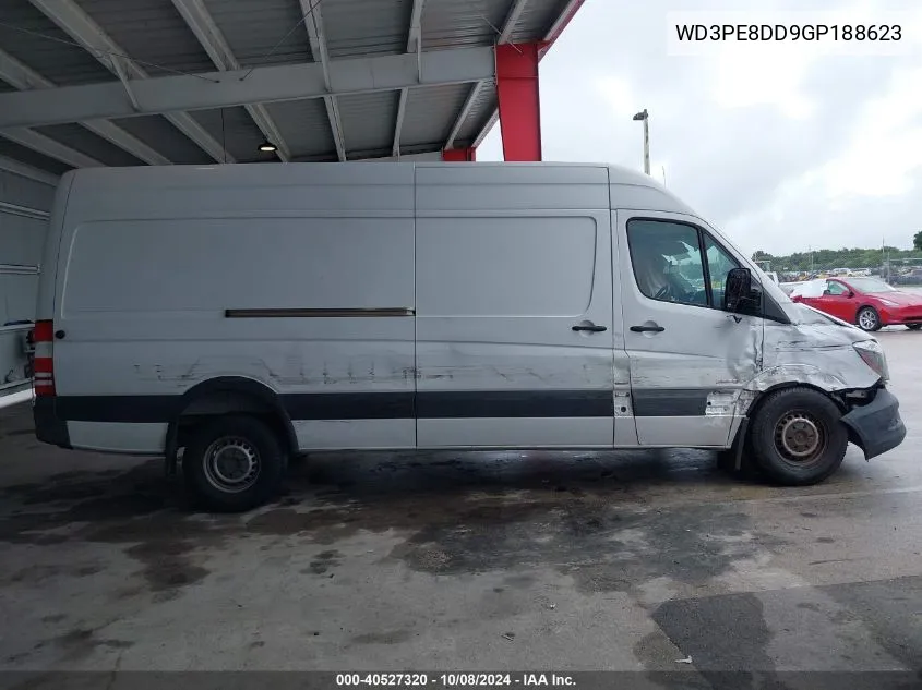 2016 Mercedes-Benz Sprinter 2500 VIN: WD3PE8DD9GP188623 Lot: 40527320