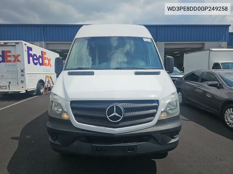 2016 Mercedes-Benz Sprinter 2500 High Roof/High Roof VIN: WD3PE8DD0GP249258 Lot: 40649033