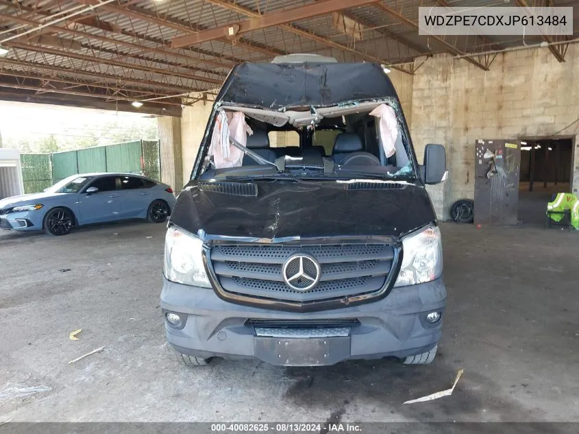 2018 Mercedes-Benz Sprinter 2500 Standard Roof V6 VIN: WDZPE7CDXJP613484 Lot: 40082625