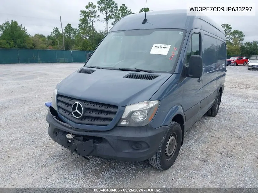 WD3PE7CD9JP633297 2018 Mercedes-Benz Sprinter 2500 Standard Roof V6