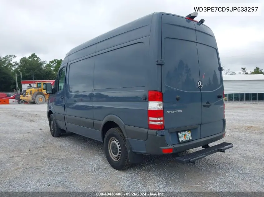 2018 Mercedes-Benz Sprinter 2500 Standard Roof V6 VIN: WD3PE7CD9JP633297 Lot: 40702997