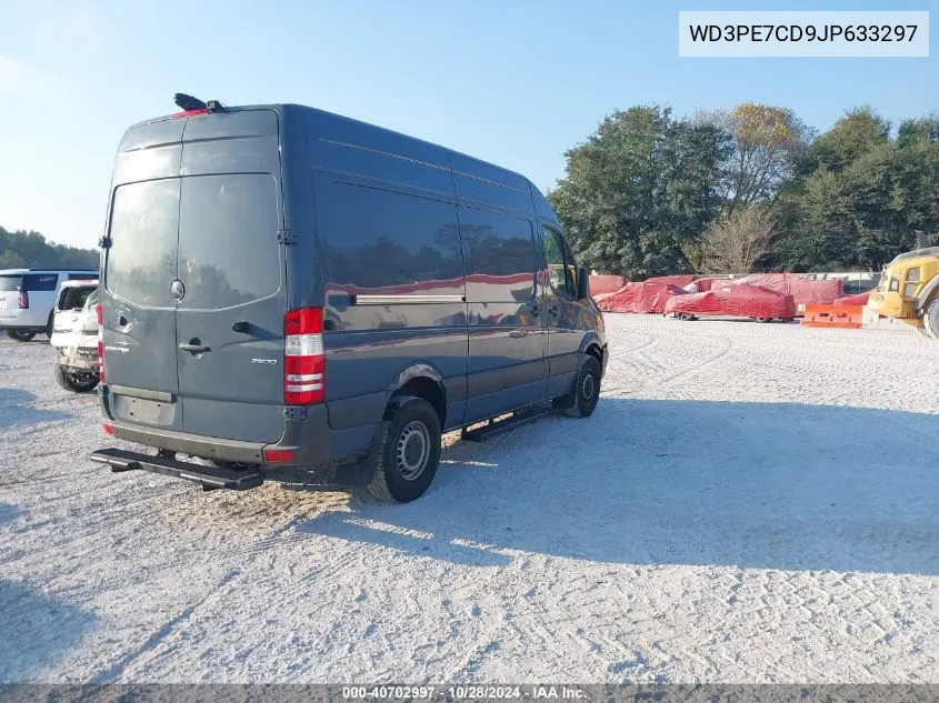 2018 Mercedes-Benz Sprinter 2500 Standard Roof V6 VIN: WD3PE7CD9JP633297 Lot: 40702997