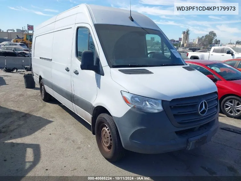 2019 Mercedes-Benz Sprinter 2500 High Roof V6 VIN: WD3PF1CD4KP179973 Lot: 40585224