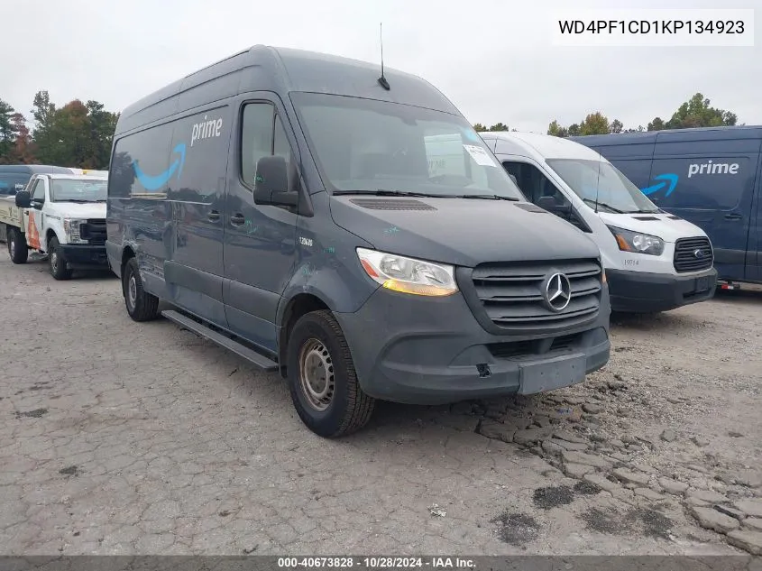 2019 Mercedes-Benz Sprinter 2500 High Roof V6 VIN: WD4PF1CD1KP134923 Lot: 40673828