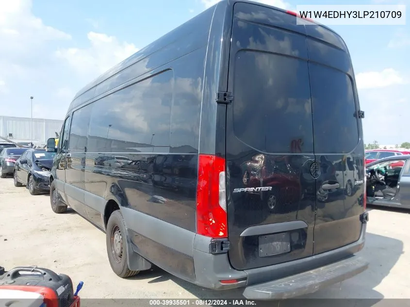 2020 Mercedes-Benz Sprinter 2500 High Roof V6 VIN: W1W4EDHY3LP210709 Lot: 39935501