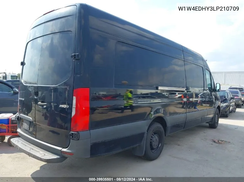 2020 Mercedes-Benz Sprinter 2500 High Roof V6 VIN: W1W4EDHY3LP210709 Lot: 39935501