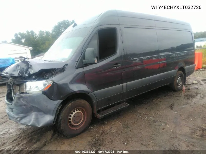 W1Y4ECHYXLT032726 2020 Mercedes-Benz Sprinter 2500 High Roof V6