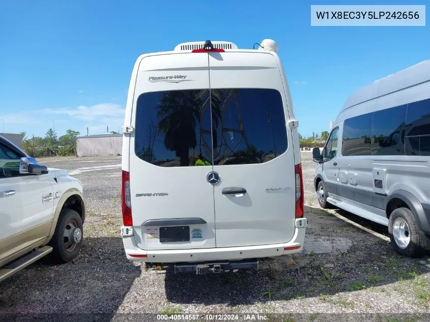 2020 Mercedes-Benz Sprinter 3500 VIN: W1X8EC3Y5LP242656 Lot: 40514557