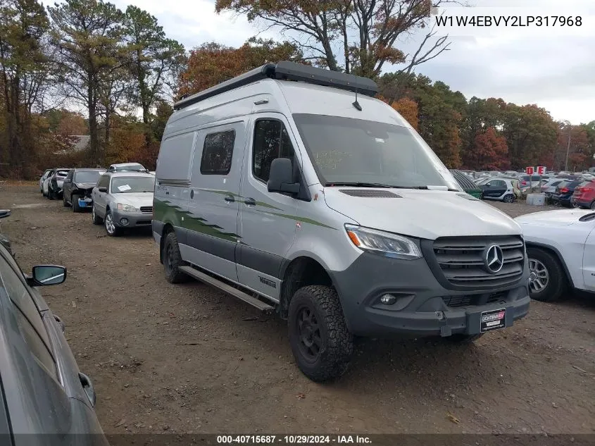 2020 Mercedes-Benz Sprinter 2500 Standard Roof V6 VIN: W1W4EBVY2LP317968 Lot: 40715687