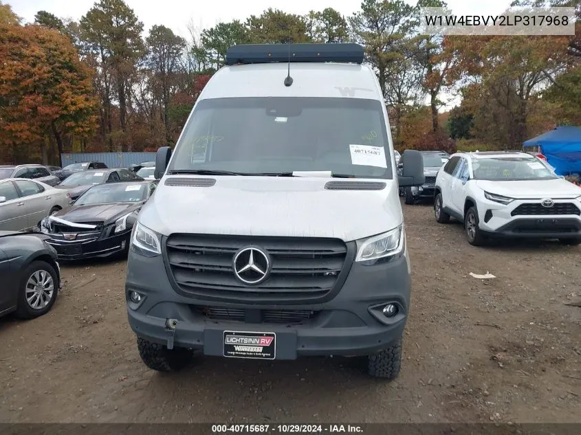 2020 Mercedes-Benz Sprinter 2500 Standard Roof V6 VIN: W1W4EBVY2LP317968 Lot: 40715687