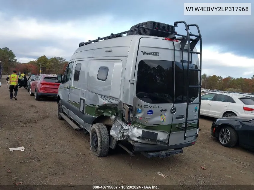 2020 Mercedes-Benz Sprinter 2500 Standard Roof V6 VIN: W1W4EBVY2LP317968 Lot: 40715687