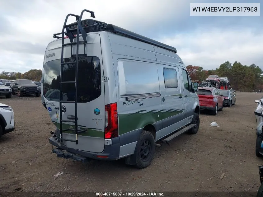 2020 Mercedes-Benz Sprinter 2500 Standard Roof V6 VIN: W1W4EBVY2LP317968 Lot: 40715687