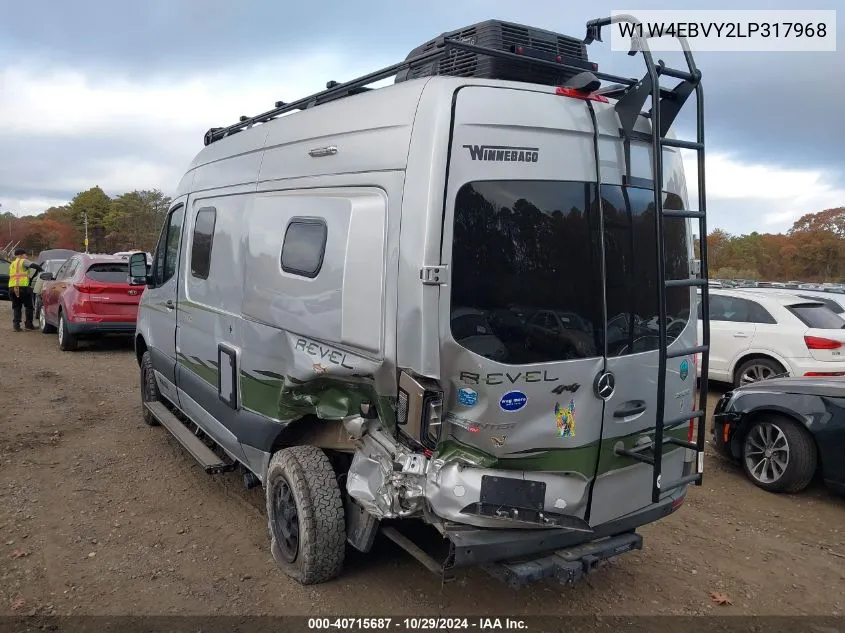 2020 Mercedes-Benz Sprinter 2500 Standard Roof V6 VIN: W1W4EBVY2LP317968 Lot: 40715687