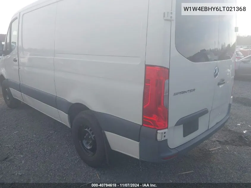 2020 Mercedes-Benz Sprinter 2500 Standard Roof V6 VIN: W1W4EBHY6LT021368 Lot: 40794618